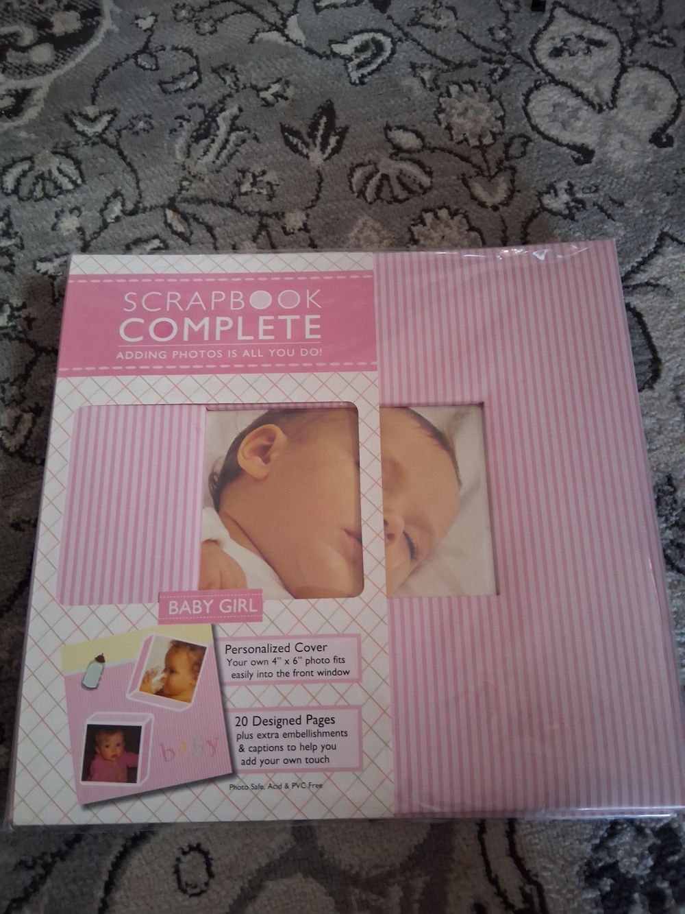 Baby Girl Pink Scrapbook Complete Album
